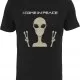 Мъжка тениска в черен цвят Mister Tee I Come In Peace Tee black, Тениски - Hoodstyle.bg