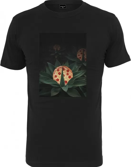 Мъжка тениска в черен цвят Mister Tee Pizza Plant Tee black, Тениски - Hoodstyle.bg