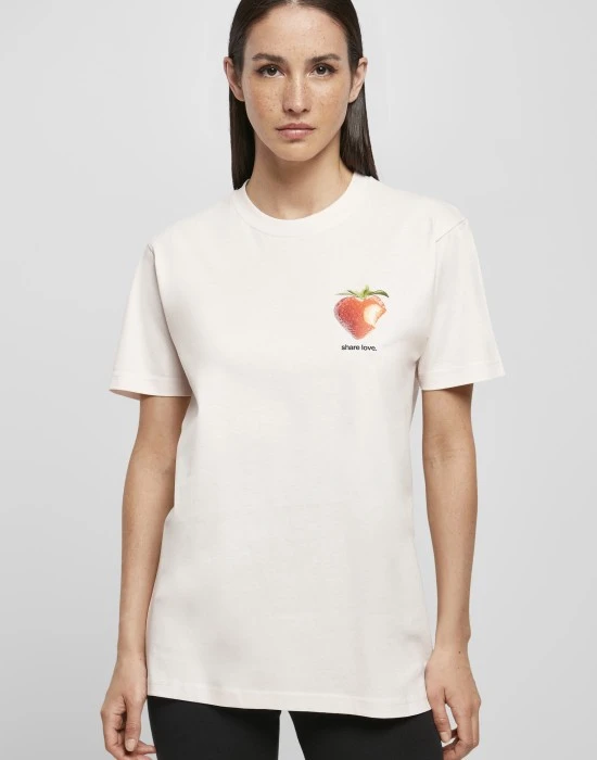 Тениска Ladies Share Love Tee pink marshmallow XS