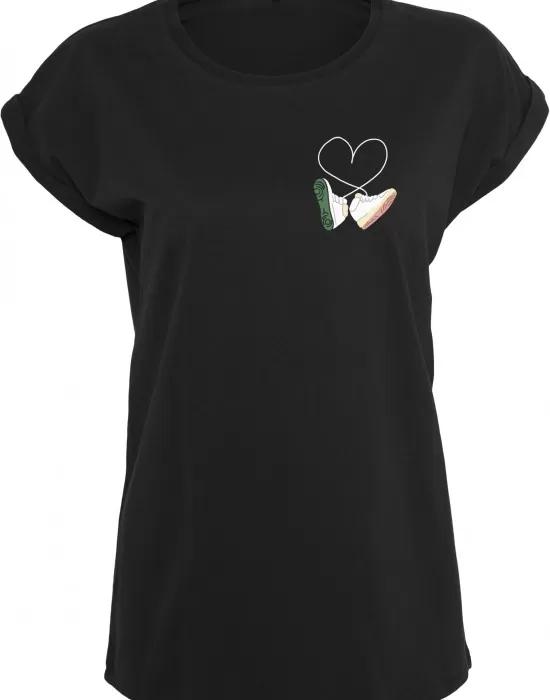 Дамска тениска в черен цвят Mister Tee Kicks Love EMB, Жени - Hoodstyle.bg
