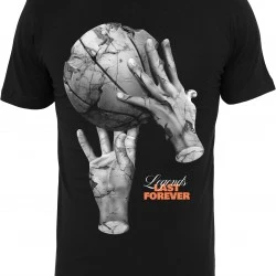 Мъжка тениска в черен цвят Mister Tee Ballin Hands 