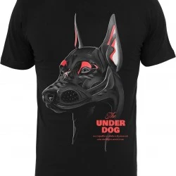 Мъжка тениска в черен цвят Mister Tee Air Dog 