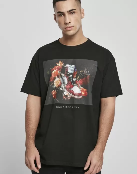 Мъжка тениска в черно Mister Tee Renairssance Painting, Тениски - Hoodstyle.bg