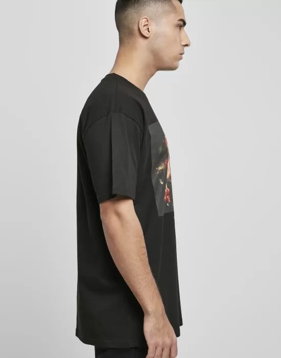 Мъжка тениска в черно Mister Tee Renairssance Painting, Тениски - Hoodstyle.bg