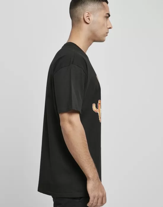 Мъжка тениска в черно Mister Tee Eat Lit Oversize, Тениски - Hoodstyle.bg
