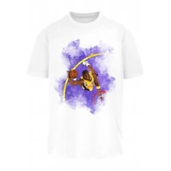 Мъжка тениска в бяло Basketball Clouds 2.0 Oversize Tee