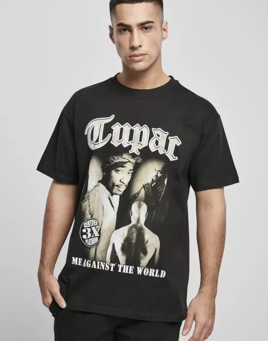 Тениска 2PAC / Tupac MATW Sepia в черен цвят от Mister Tee, Тениски - Hoodstyle.bg