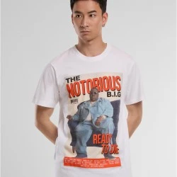 Тениска Biggie Magazine Cover Tee white XXL