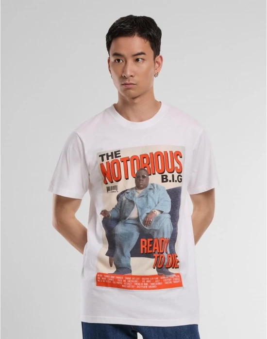 Тениска Biggie Magazine Cover Tee white XXL