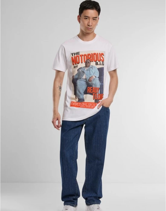Тениска Biggie Magazine Cover Tee white XXL