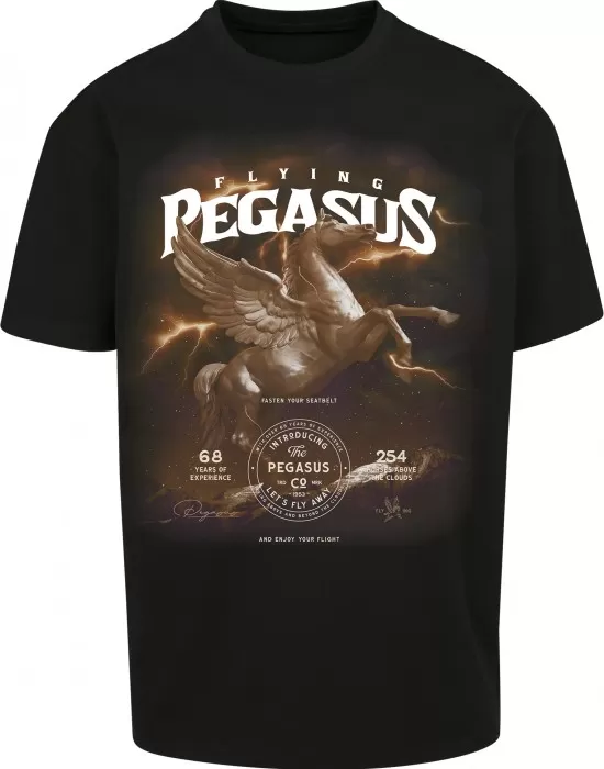 Мъжка тениска в черен цвят Mister Tee Pegasus, Тениски - Hoodstyle.bg