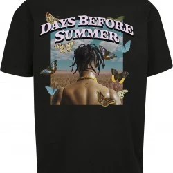Мъжка тениска в черно Mister Tee Days Before Summer 