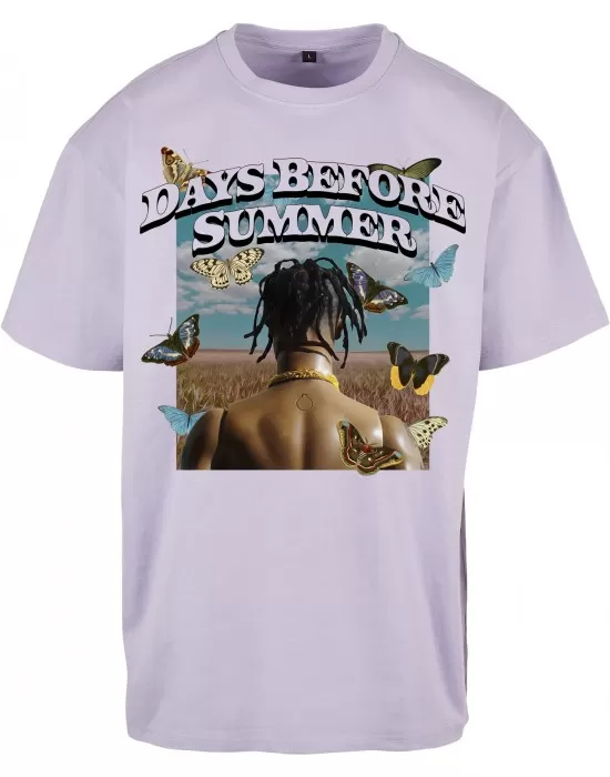 Мъжка тениска в лилав цвят Mister Tee Days Before Summer, Тениски - Hoodstyle.bg