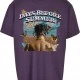 Мъжка тениска oversize в тъмнолилав цвят Mister Tee Days Before Summer, Тениски - Hoodstyle.bg