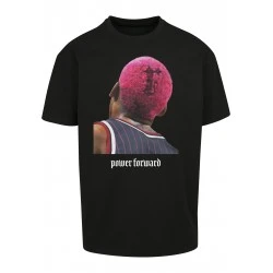 Мъжка тениска в черен цвят Mister Tee Power Forward