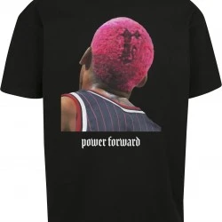 Мъжка тениска в черен цвят Mister Tee Power Forward