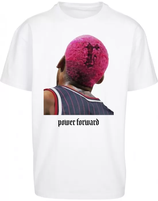 Мъжка тениска в бял цвят Mister Tee Power Forward, Тениски - Hoodstyle.bg