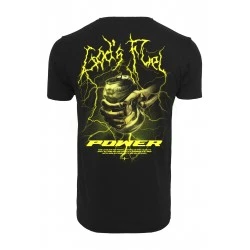 Мъжка тениска в черен цвят Mister Tee Power