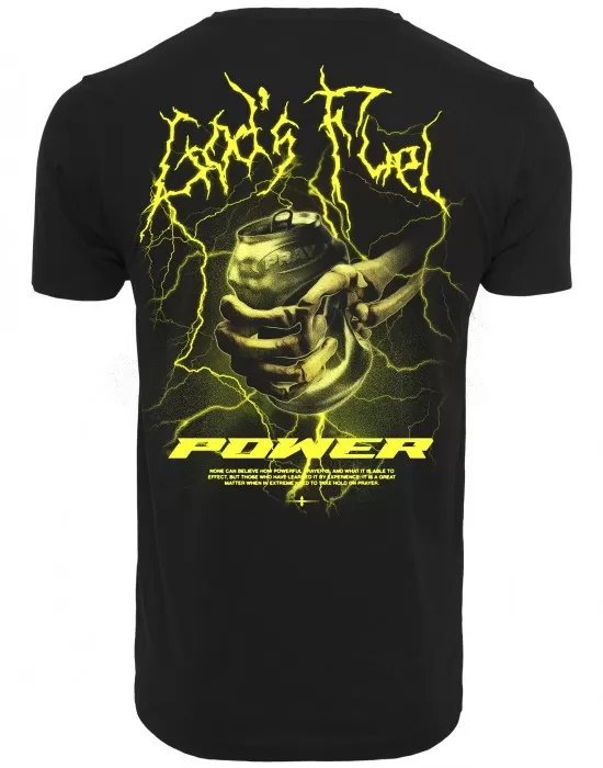 Мъжка тениска в черен цвят Mister Tee Power, Тениски - Hoodstyle.bg