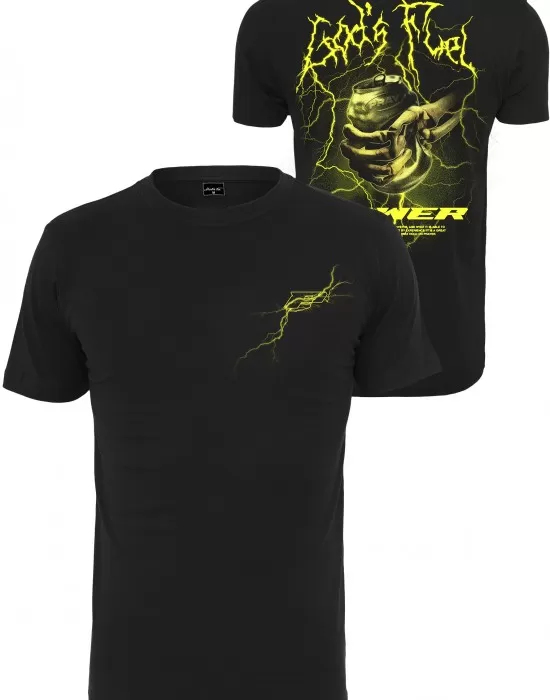 Мъжка тениска в черен цвят Mister Tee Power, Тениски - Hoodstyle.bg