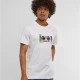 Тениска Please Tee white 5XL