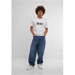 Тениска Please Tee white 5XL