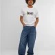 Тениска Please Tee white 5XL