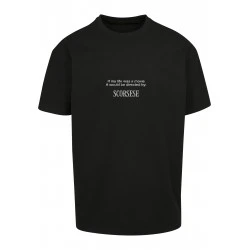 Мъжка тениска в черен цвят Mister Tee Movie Oversize 
