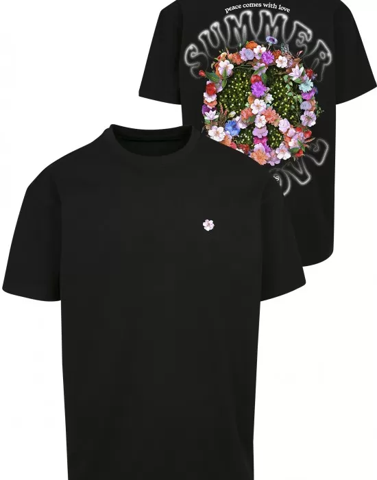 Мъжка тениска в черен цвят Mister Tee Summer Of Love Oversize, Тениски - Hoodstyle.bg