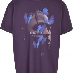 Тениска Le Papillon Oversize Tee purplenight XXL