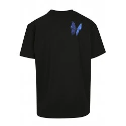 Мъжка тениска в черно Mister Tee Le Papillon 