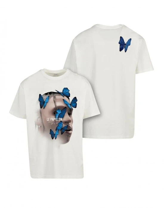 Тениска Le Papillon Oversize Tee blancwhite XXL