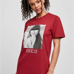 Тениска Ladies F#?KIT Tee burgundy XXL