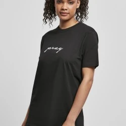 Тениска Ladies Pray EMB Tee black XXL