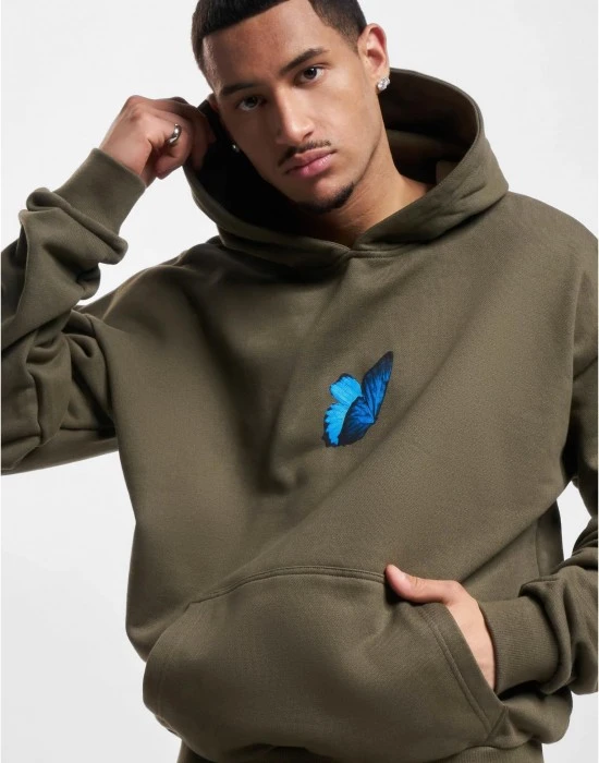 Le Papillon Heavy Oversize Hoody olive XXL