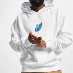 Le Papillon Heavy Oversize Hoody white XXL