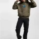 Le Papillon Heavy Oversize Hoody olive XXL