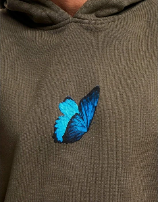 Le Papillon Heavy Oversize Hoody olive XXL