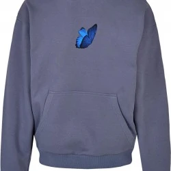 Le Papillon Heavy Oversize Hoody vintageblue XXL