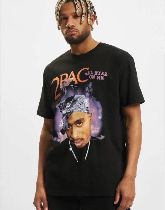 Тениска Tupac All Eyez On Me Anniversary Oversize Tee black XXL