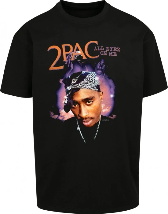 Тениска Tupac All Eyez On Me Anniversary Oversize Tee black XXL