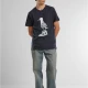 Тениска Seagull Sneakers Tee navy XXL