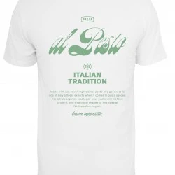 Мъжка тениска в бяло Mister Tee Al Pesto
