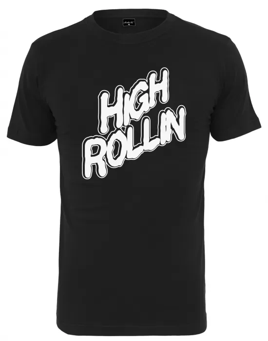Мъжка тениска в черен цвят Mister Tee High Rollin, Тениски - Hoodstyle.bg