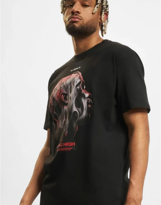Мъжка тениска в черен цвят Mister Tee Flying High Oversize, Овърсайз - Hoodstyle.bg