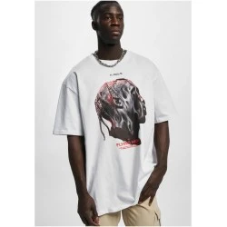 Мъжка тениска в бял цвят Mister Tee Flying High Oversize