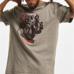 Мъжка тениска в сив цвят Mister Tee Flying High Oversize