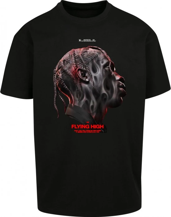 Мъжка тениска в черен цвят Mister Tee Flying High Oversize, Овърсайз - Hoodstyle.bg