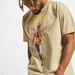 Мъжка тениска в цвят мокър пясък Mister Tee In Utero Oversize