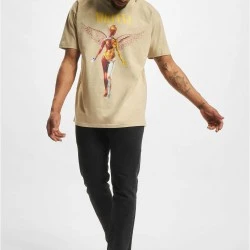 Мъжка тениска в цвят мокър пясък Mister Tee In Utero Oversize